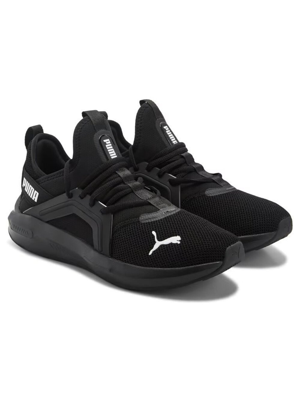 Puma Mens SoftRide Black Athletic Shoes Size 11 Lightweight Breathable Mesh Comf